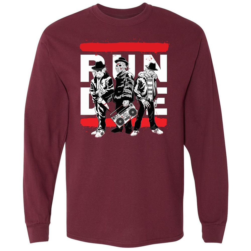 Long Sleeve T-Shirt - HZ656T71 - Maroon - 11