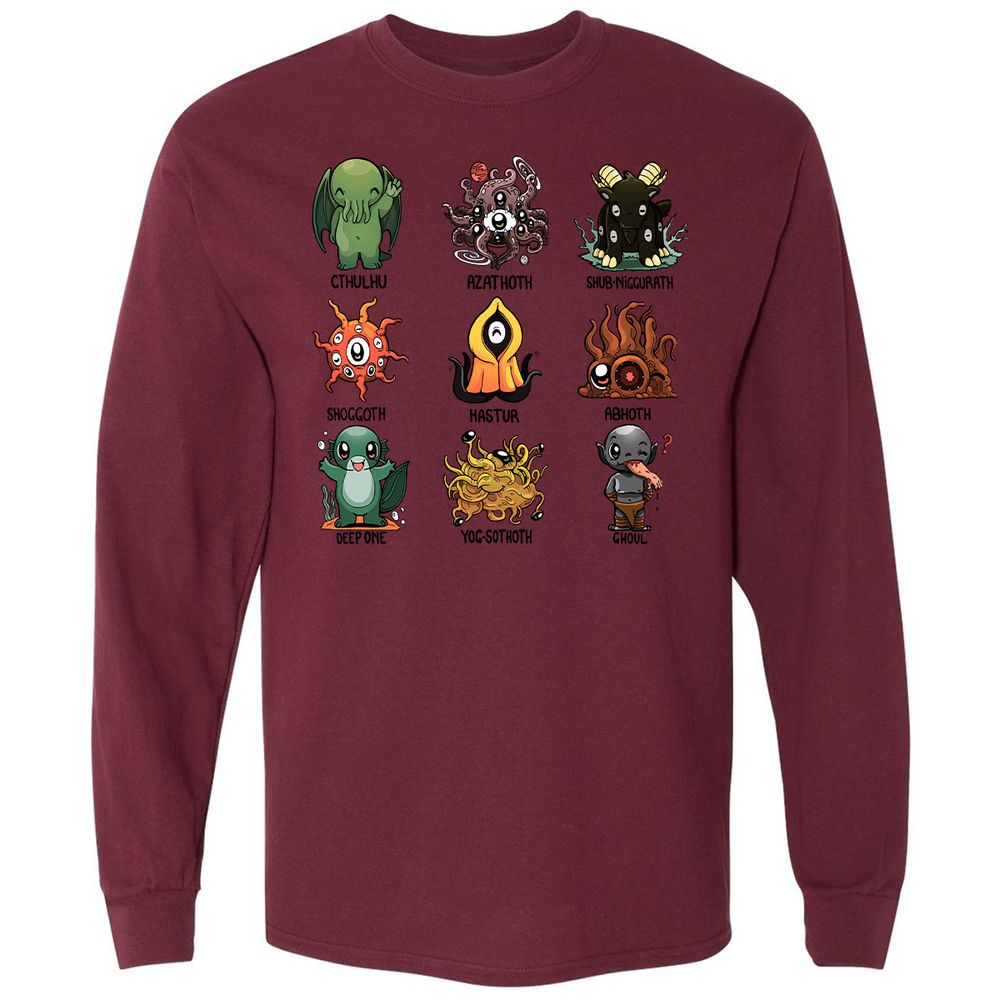 Long Sleeve T-Shirt - 92PEZNPW - Maroon - 11
