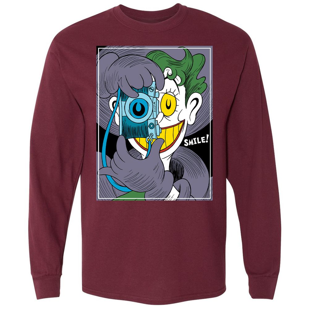 Long Sleeve T-Shirt - LTJMV915 - Maroon - 11