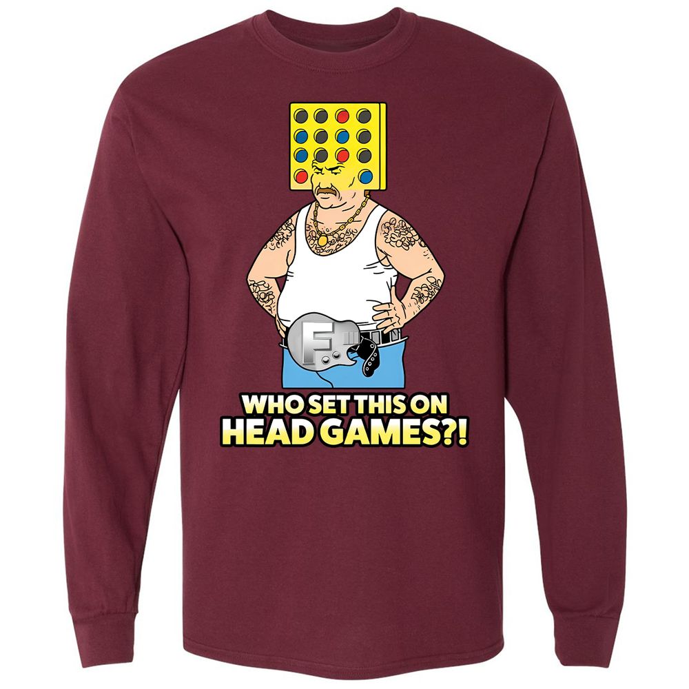 Long Sleeve T-Shirt - 62EJ5DEX - Maroon - 11
