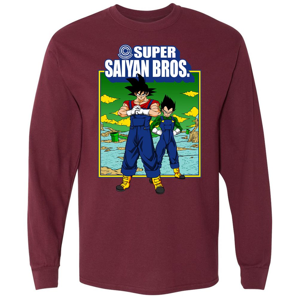 Long Sleeve T-Shirt - 6SU1UUGV - Maroon - 11