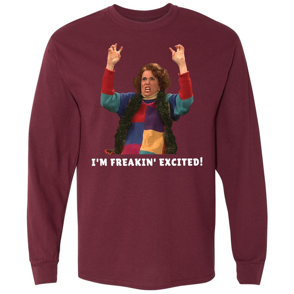 Long Sleeve T-Shirt - 7VS7ZPPQ - Maroon - 11