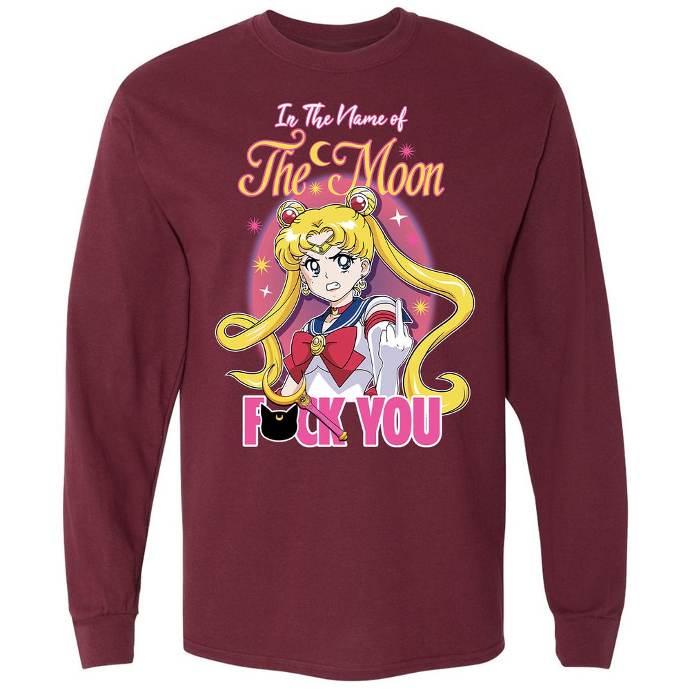 Long Sleeve T-Shirt - SU2Z8Q8H - Maroon - 11