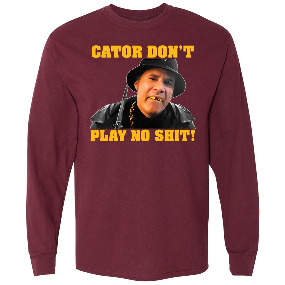 Long Sleeve T-Shirt - RBVDZF27 - Maroon - 11