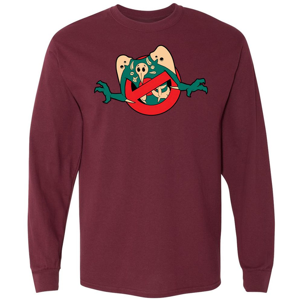 Long Sleeve T-Shirt - VXYDUTVQ - Maroon - 11