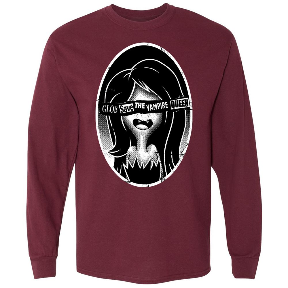 Long Sleeve T-Shirt - QTPGBRY8 - Maroon - 11