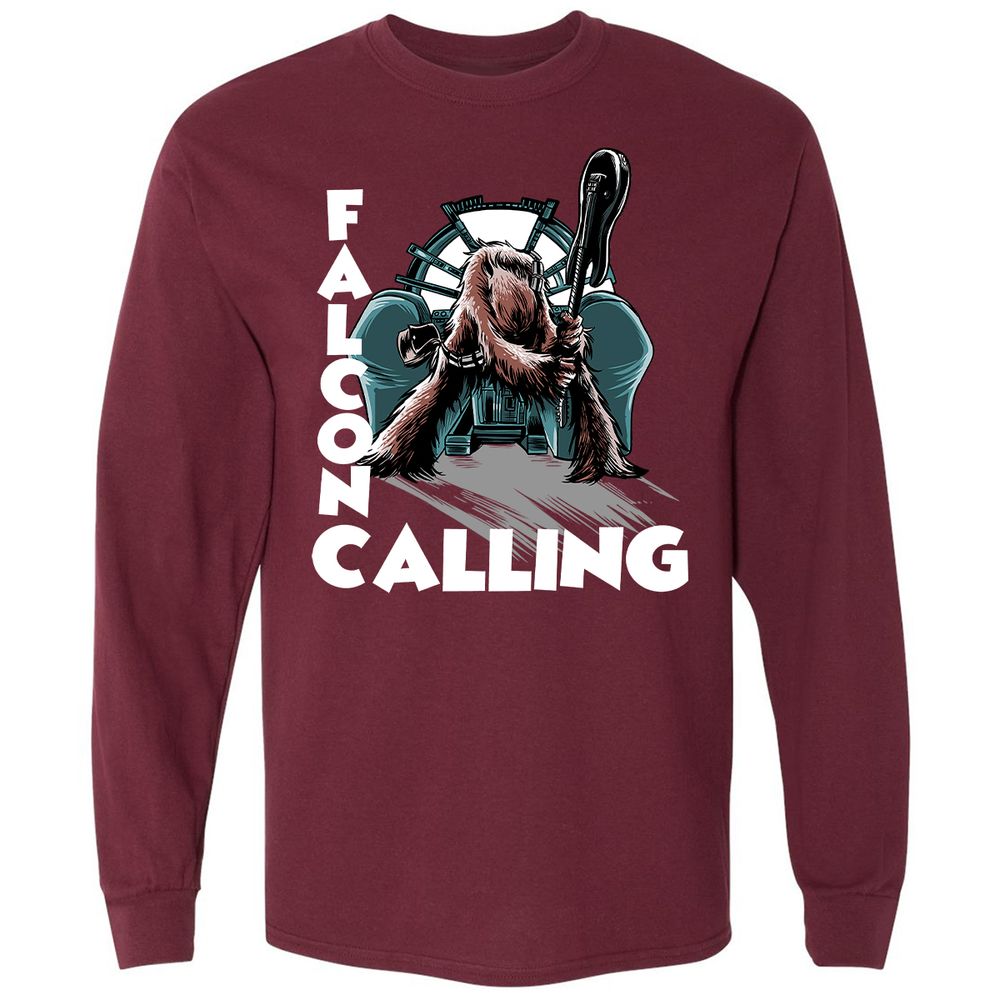 Long Sleeve T-Shirt - 7CNLY6S3 - Maroon - 11