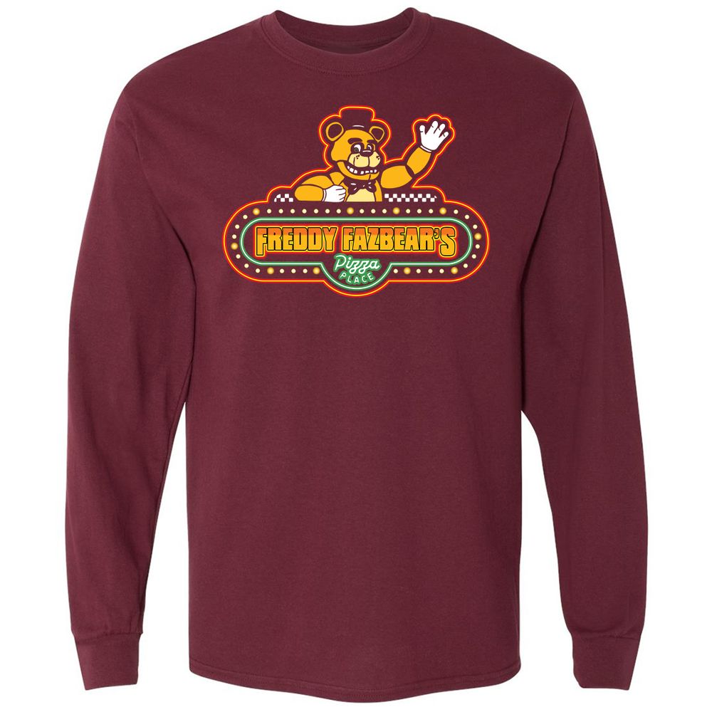 Long Sleeve T-Shirt - X2QUTYSN - Maroon - 11