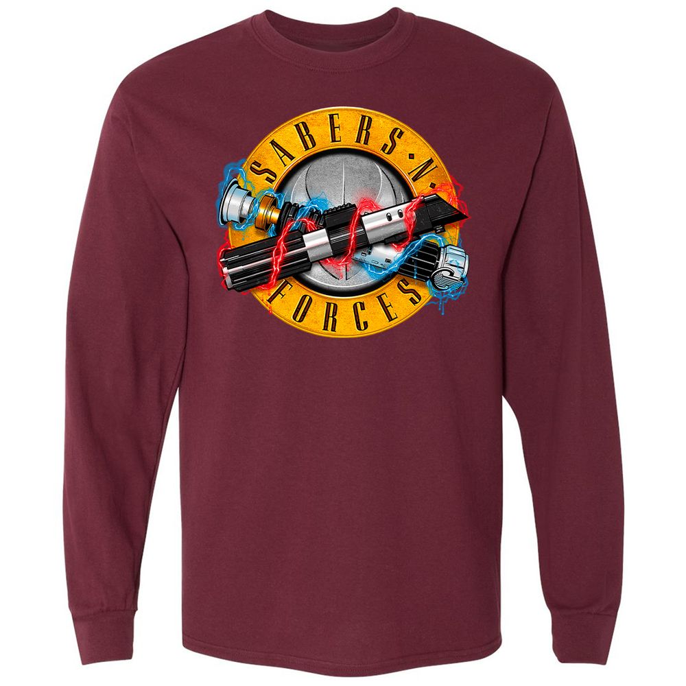Long Sleeve T-Shirt - KDARRJ77 - Maroon - 11