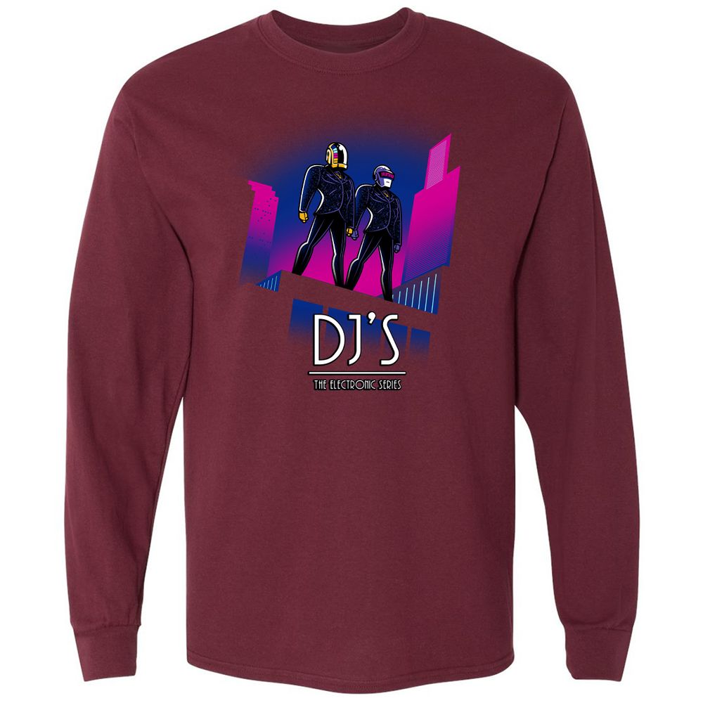 Long Sleeve T-Shirt - WB3FWXXX - Maroon - 11