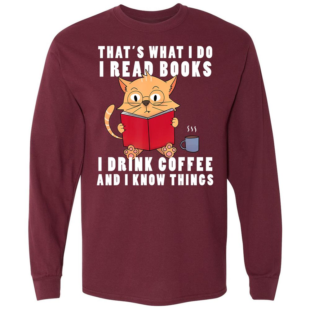 Long Sleeve T-Shirt - 3G17NHL3 - Maroon - 11