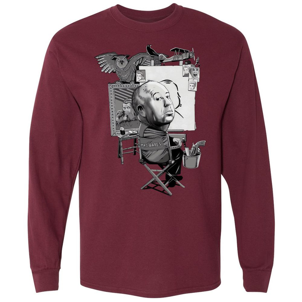 Long Sleeve T-Shirt - AKL9T3BS - Maroon - 11