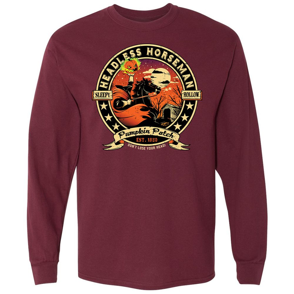 Long Sleeve T-Shirt - ZCGWVLB6 - Maroon - 11