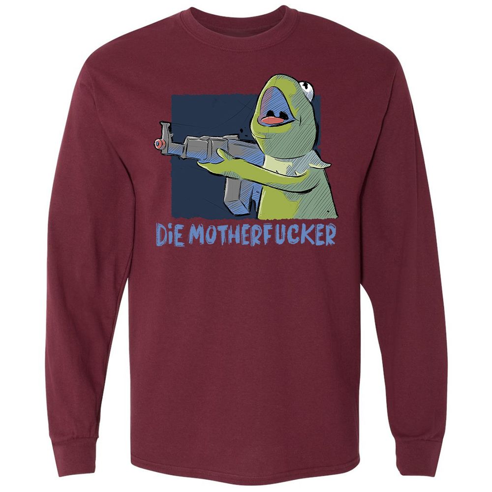 Long Sleeve T-Shirt - VL52X2L3 - Maroon - 11