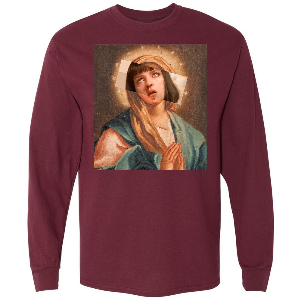 Long Sleeve T-Shirt - TC912MKS - Maroon - 11