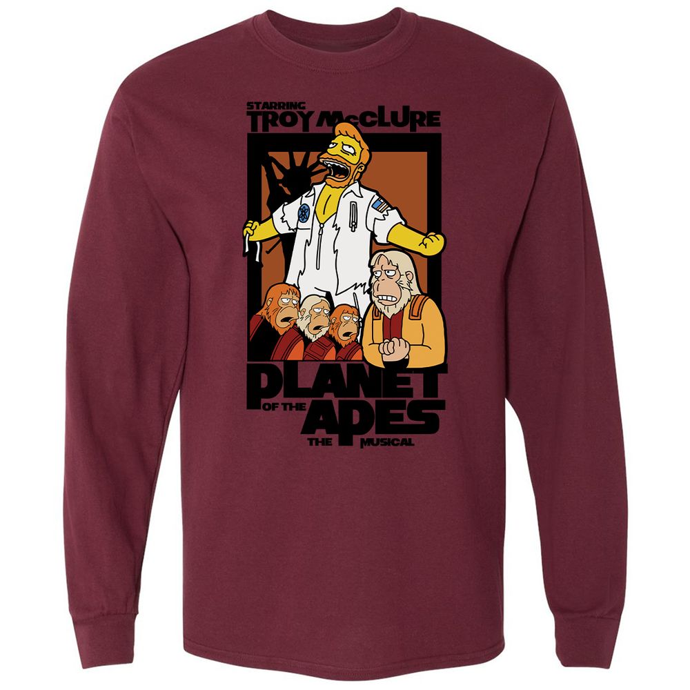 Stop the Planet of the Apes - Maroon - 11