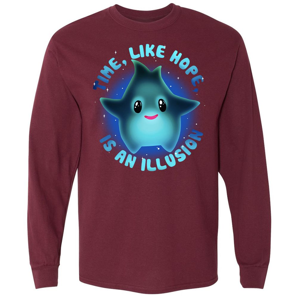 Long Sleeve T-Shirt - 1YK7L579 - Maroon - 11