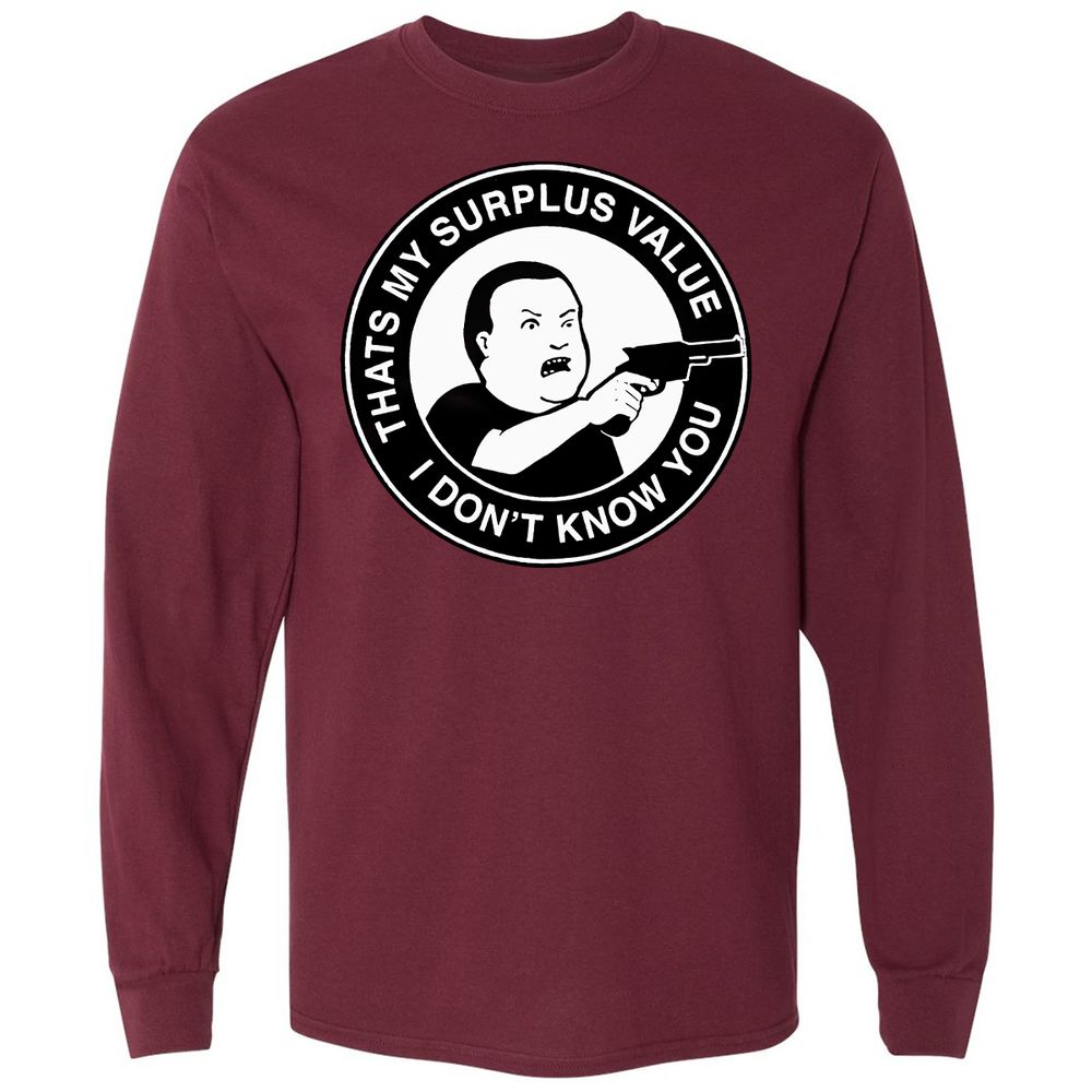 Long Sleeve T-Shirt - WFS5AY18 - Maroon - 11