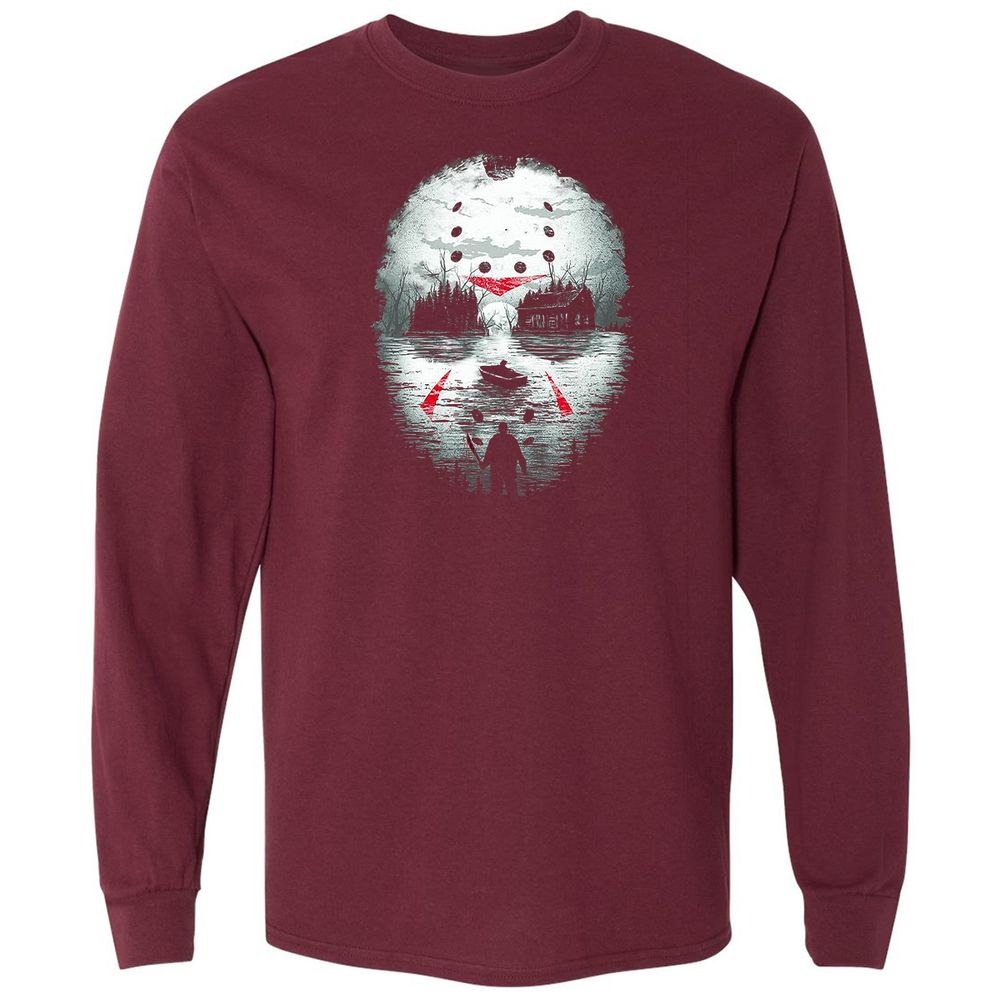Long Sleeve T-Shirt - RK217JWG - Maroon - 11