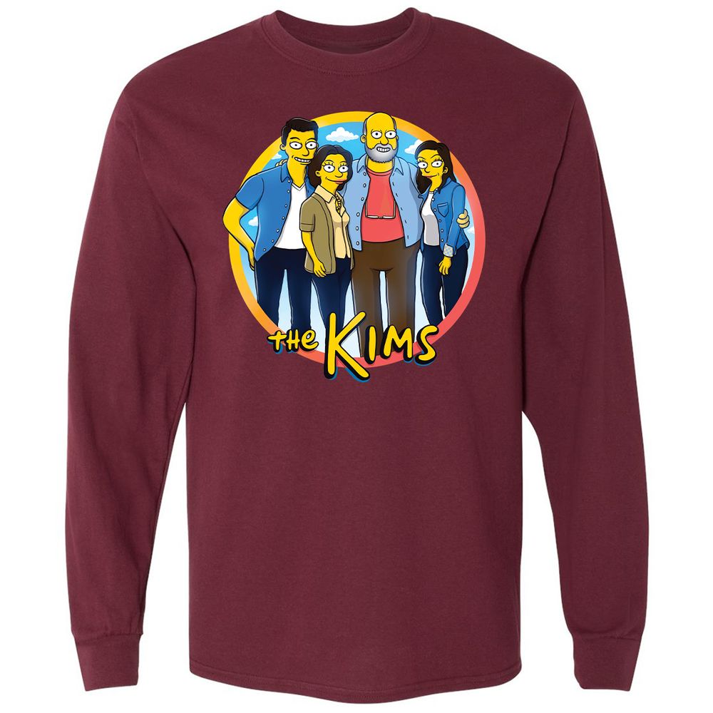Long Sleeve T-Shirt - TLENTKWX - Maroon - 11