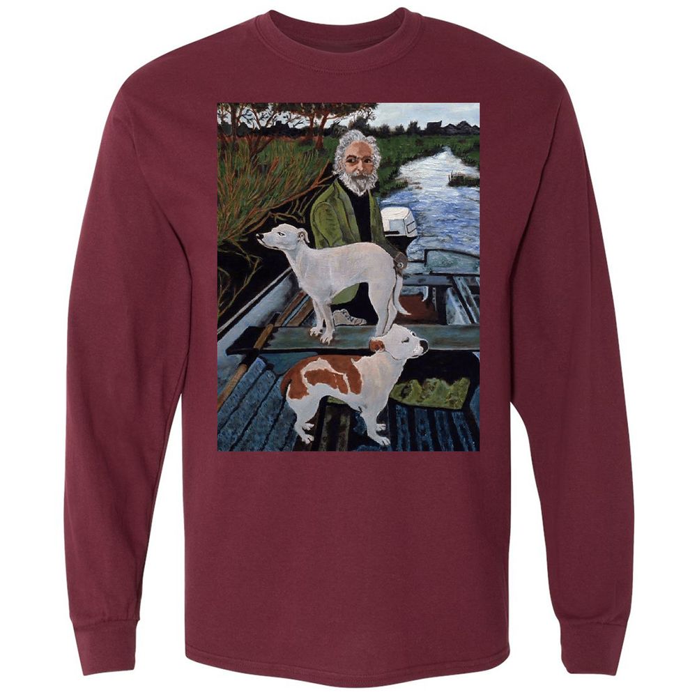 Long Sleeve T-Shirt - YDHHS7RL - Maroon - 11