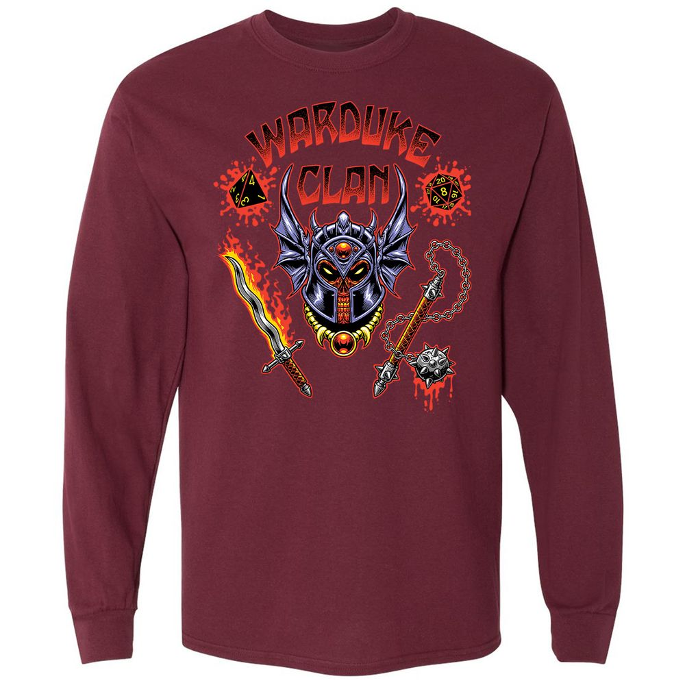 Long Sleeve T-Shirt - S38ZGZ7Z - Maroon - 11