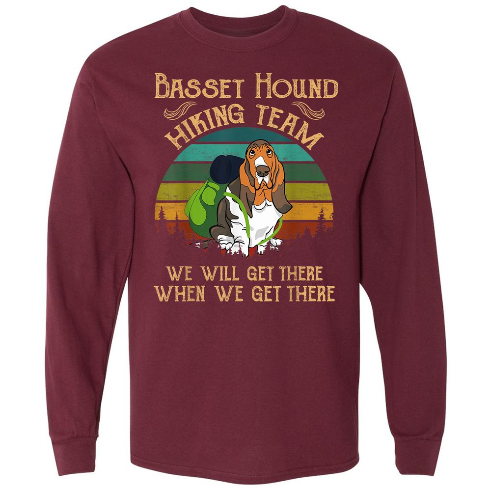 Long Sleeve T-Shirt - N7647WLA - Maroon - 11