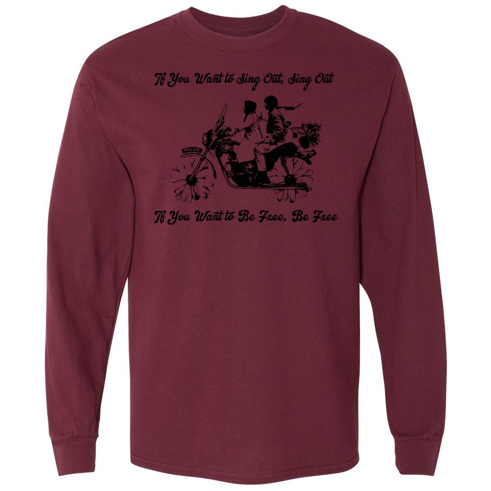 Long Sleeve T-Shirt - 8YCCHA9T - Maroon - 11