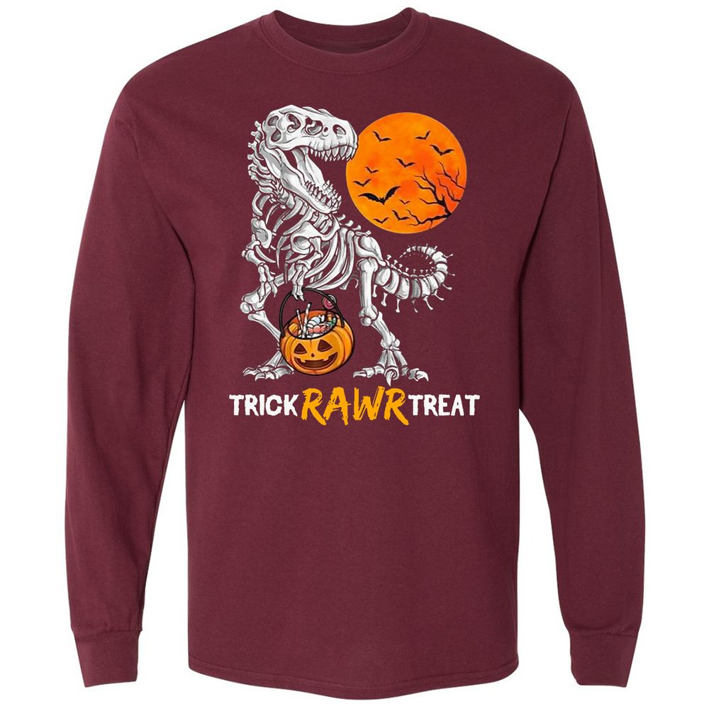 Long Sleeve T-Shirt - 2NW55VW7 - Maroon - 11