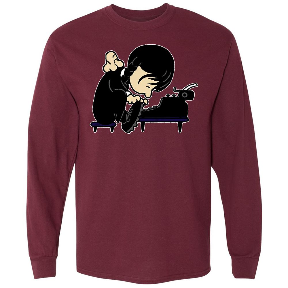 Long Sleeve T-Shirt - JRMKZ81S - Maroon - 11