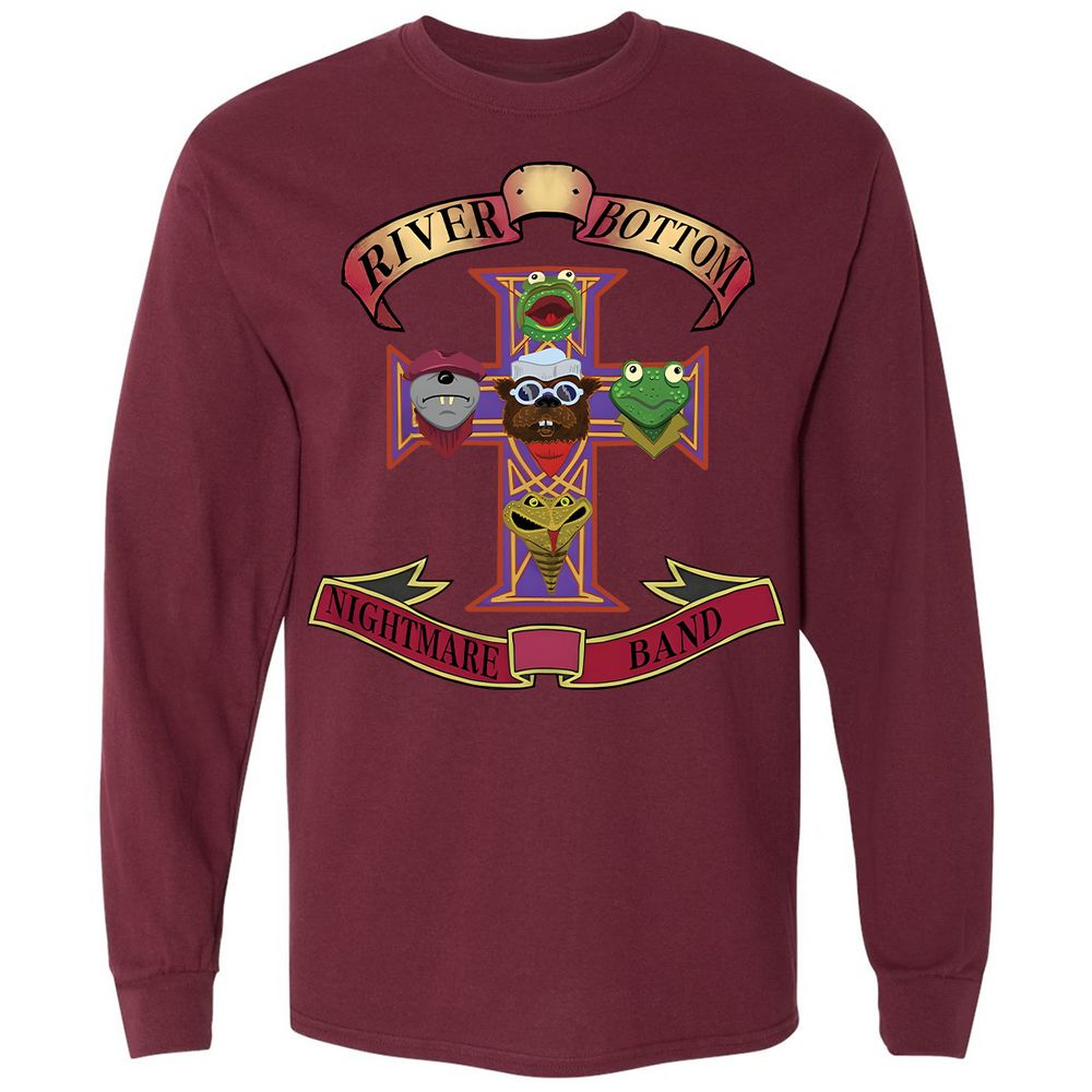 Long Sleeve T-Shirt - ZWKSZKK5 - Maroon - 11