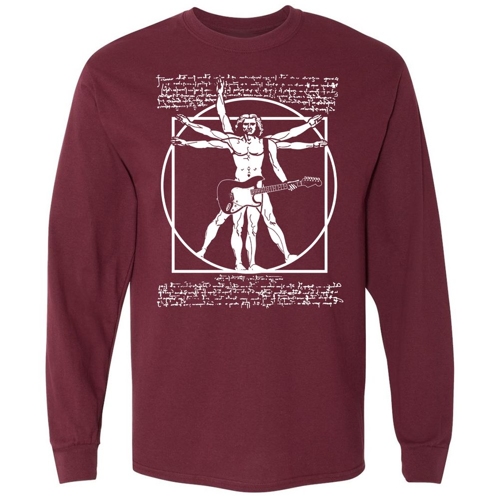 Long Sleeve T-Shirt - ZQKTWMJ1 - Maroon - 11