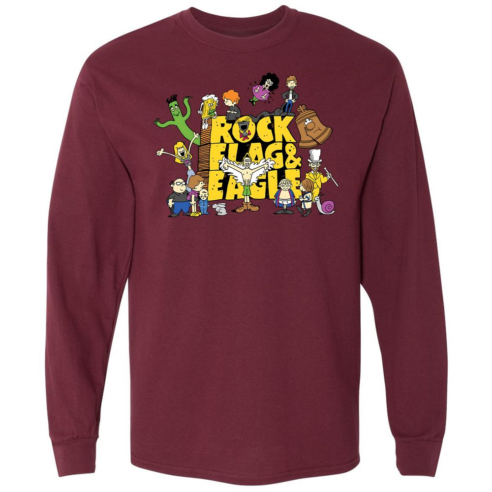 Long Sleeve T-Shirt - K9ANK3RR - Maroon - 11