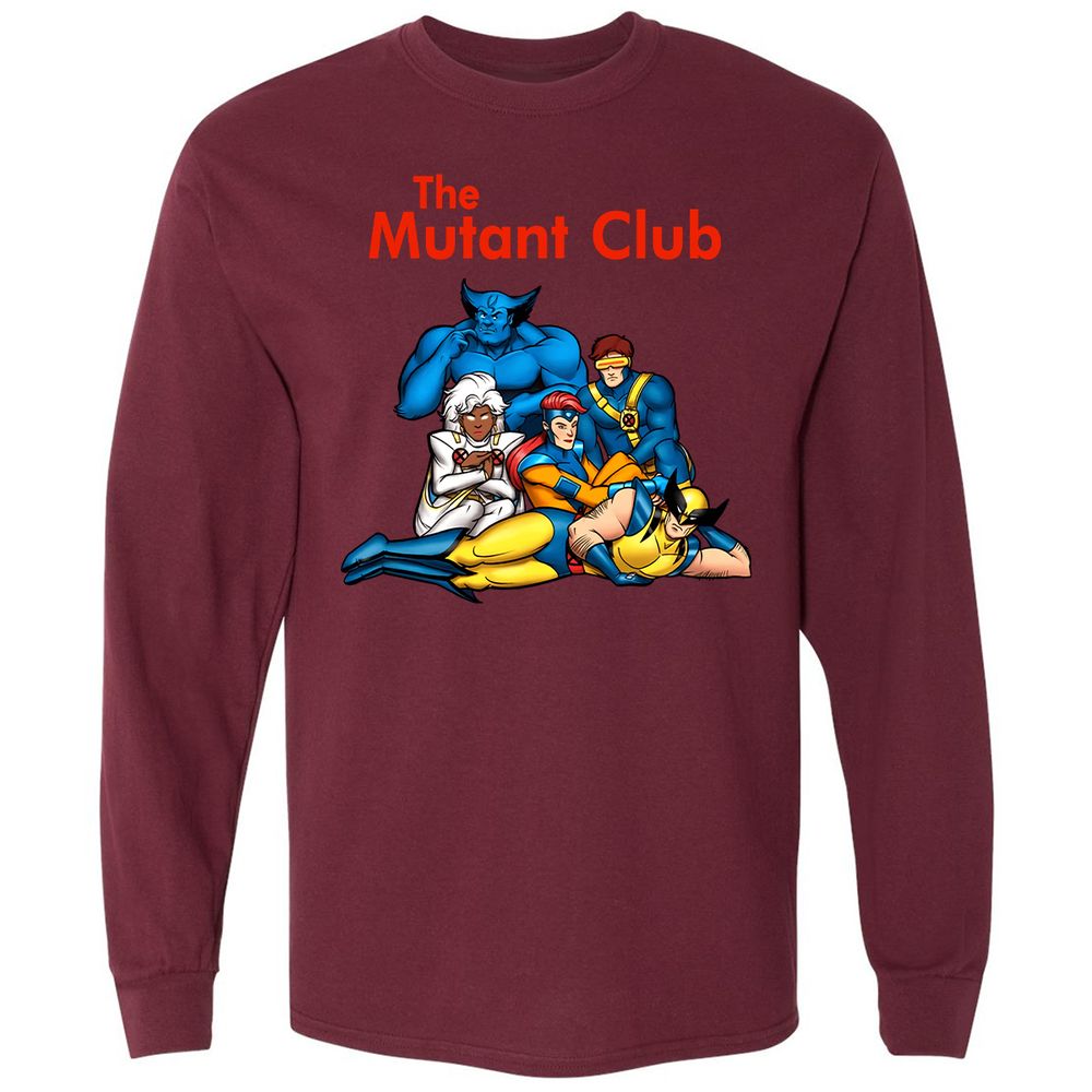 Long Sleeve T-Shirt - BCLVLVH3 - Maroon - 11