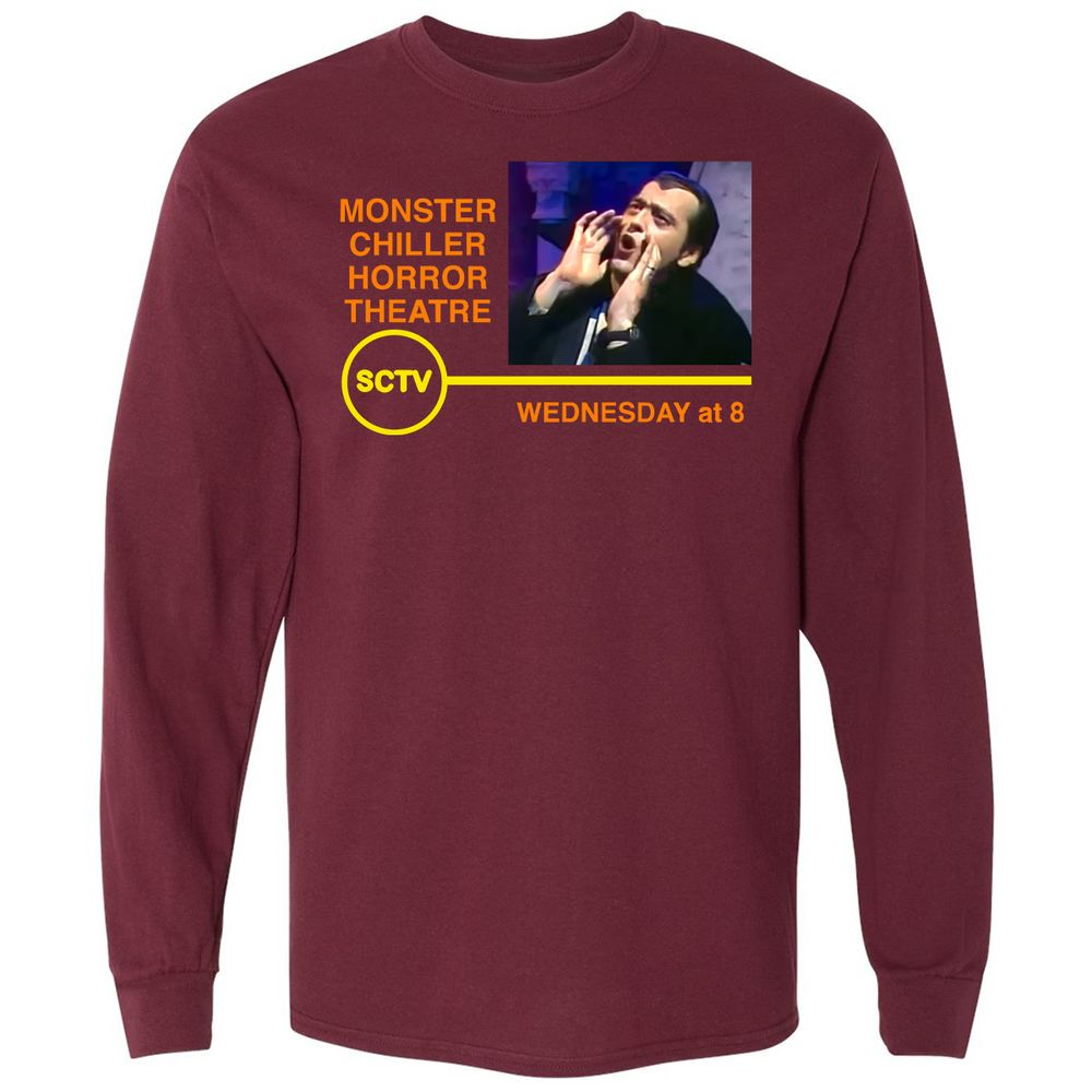 Long Sleeve T-Shirt - GKD1P79F - Maroon - 11