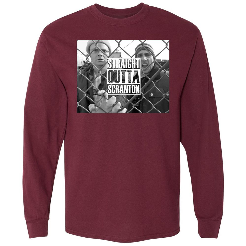 Long Sleeve T-Shirt - D4BS77TN - Maroon - 11