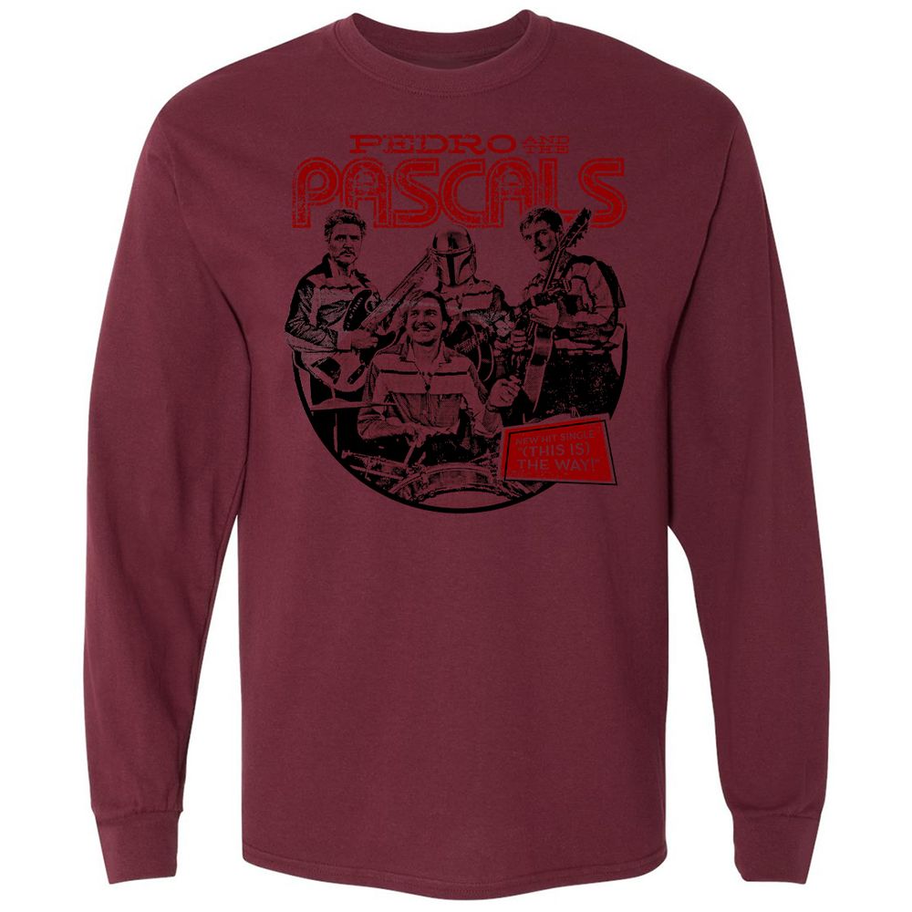 Long Sleeve T-Shirt - ZGDR35GH - Maroon - 11