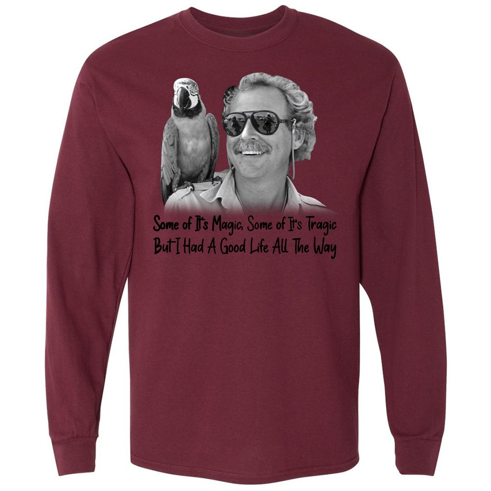 Long Sleeve T-Shirt - X2C1R1UC - Maroon - 11
