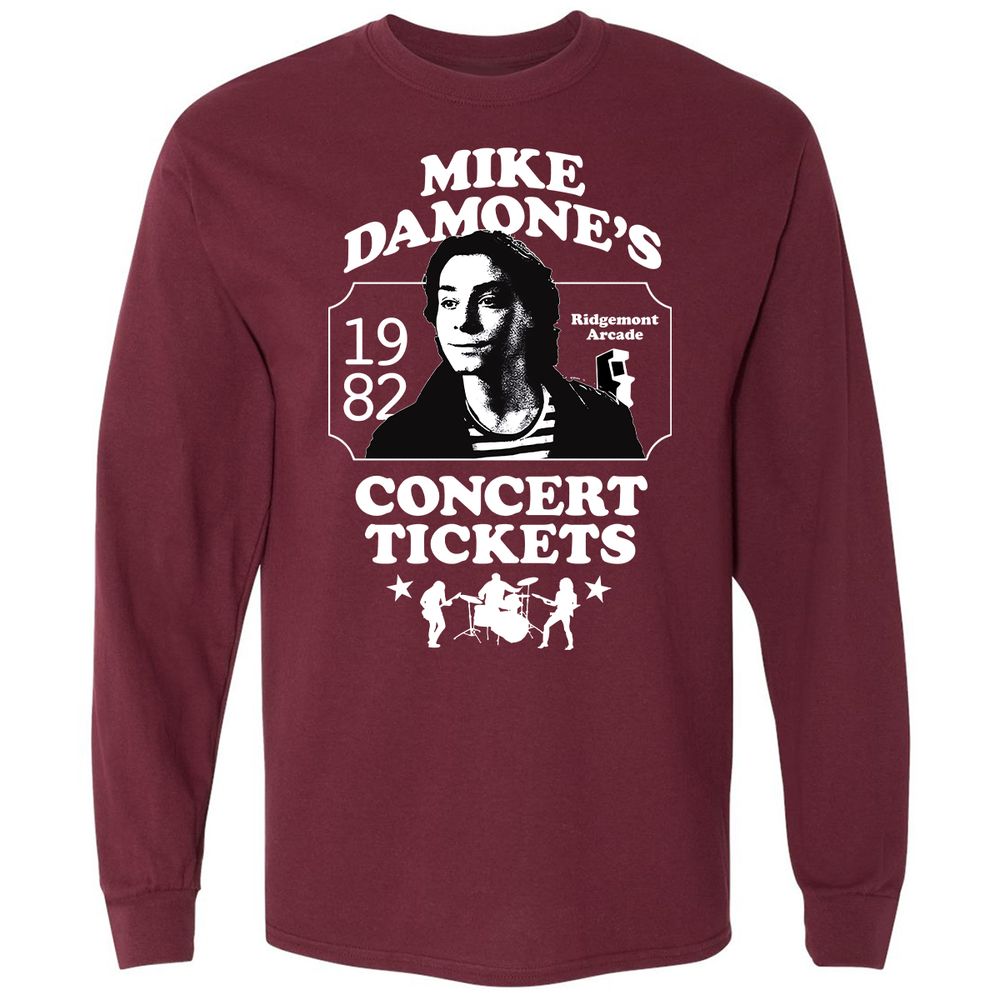 Long Sleeve T-Shirt - K2MCB6WG - Maroon - 11