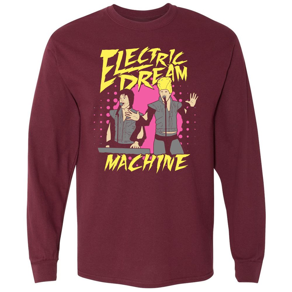 Long Sleeve T-Shirt - GAHASRA8 - Maroon - 11