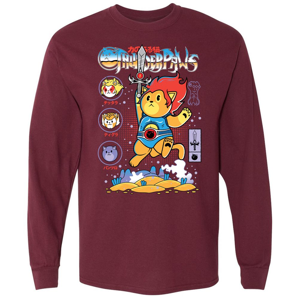 Long Sleeve T-Shirt - QCD74SLU - Maroon - 11