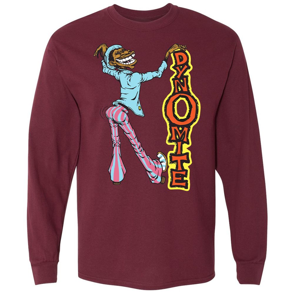Long Sleeve T-Shirt - N6N36Q4C - Maroon - 11