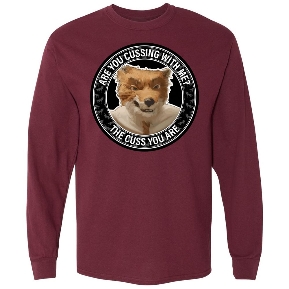 Long Sleeve T-Shirt - 2D8ZYW3G - Maroon - 11