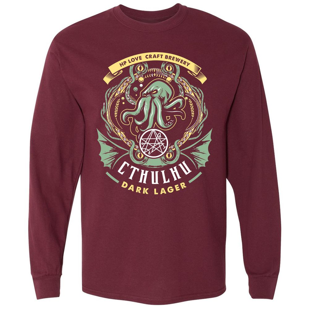 Long Sleeve T-Shirt - A5H4NT66 - Maroon - 11