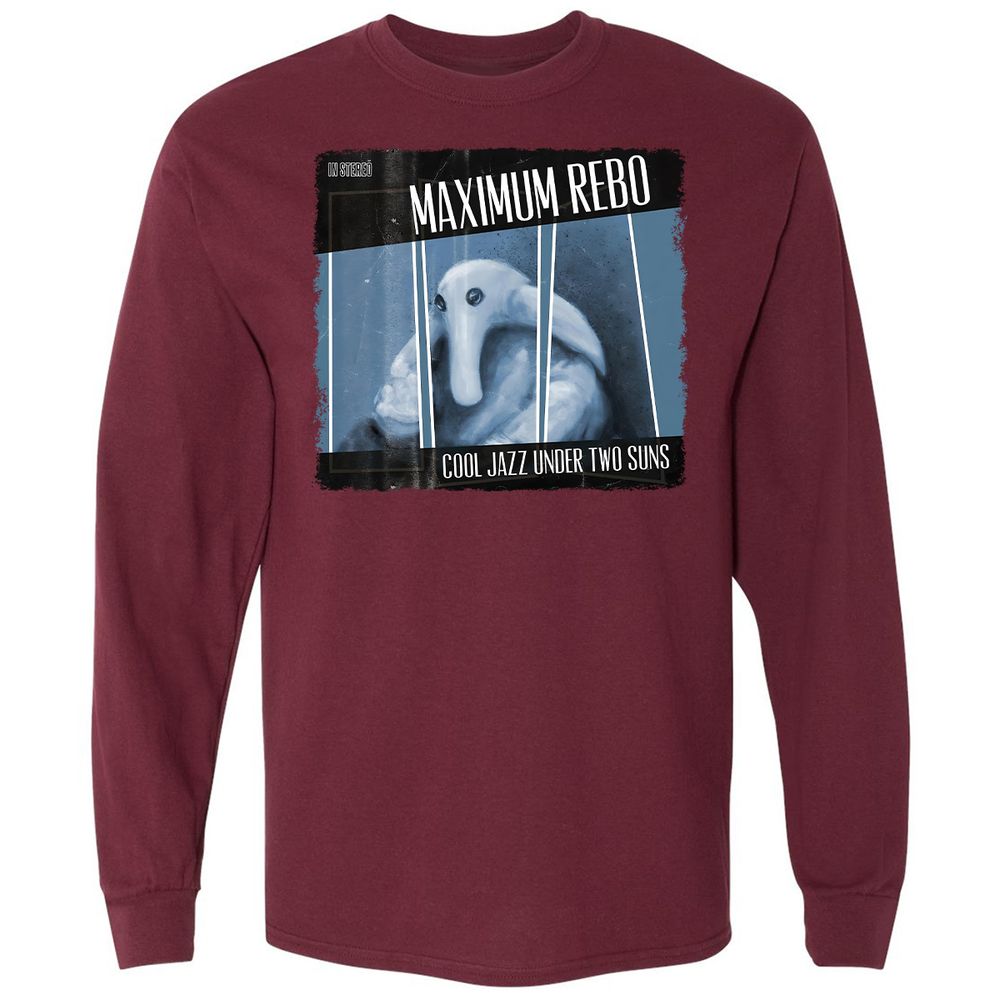 Long Sleeve T-Shirt - 3BNV538J - Maroon - 11