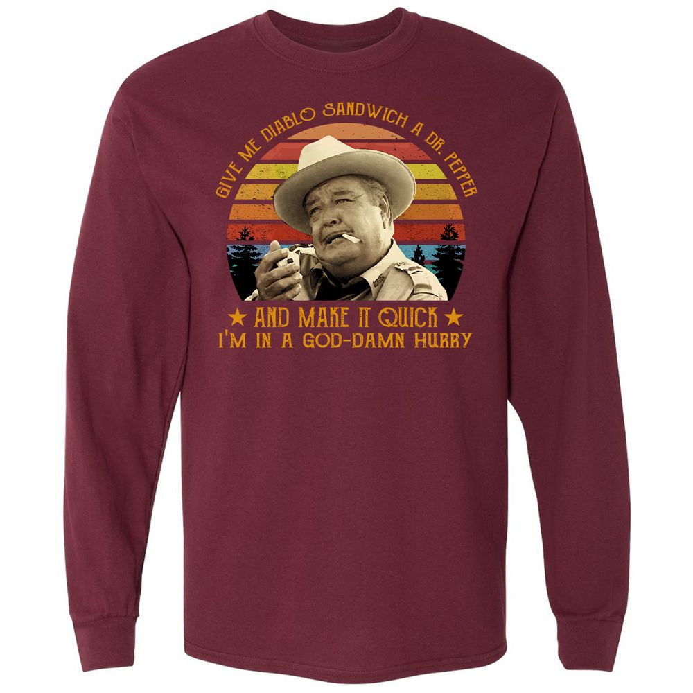 Long Sleeve T-Shirt - U8RZ1726 - Maroon - 11