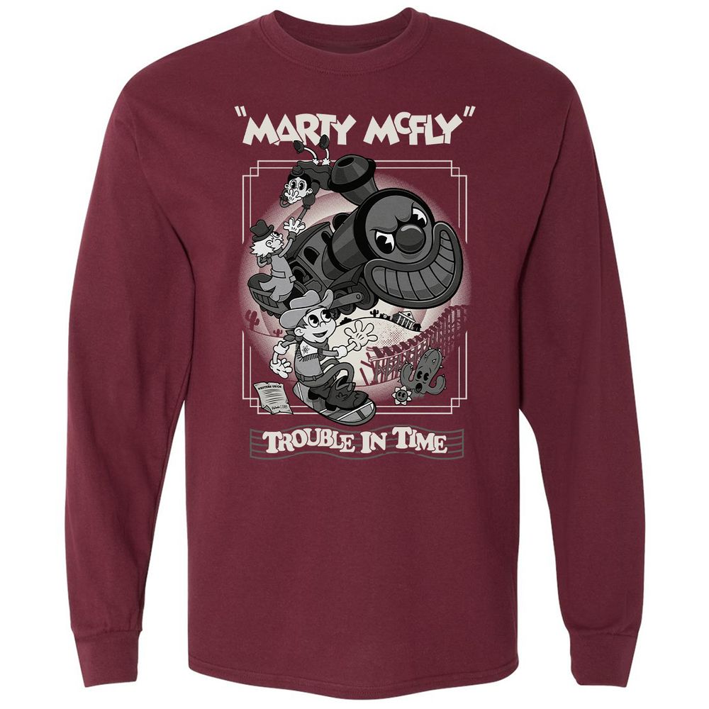 Long Sleeve T-Shirt - 4M5R75AM - Maroon - 11