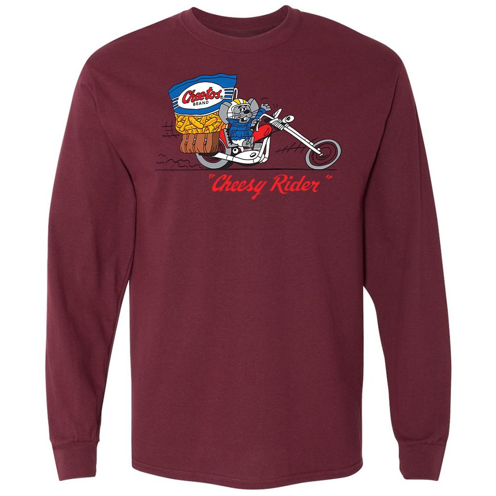 Long Sleeve T-Shirt - XTJDK8SL - Maroon - 11