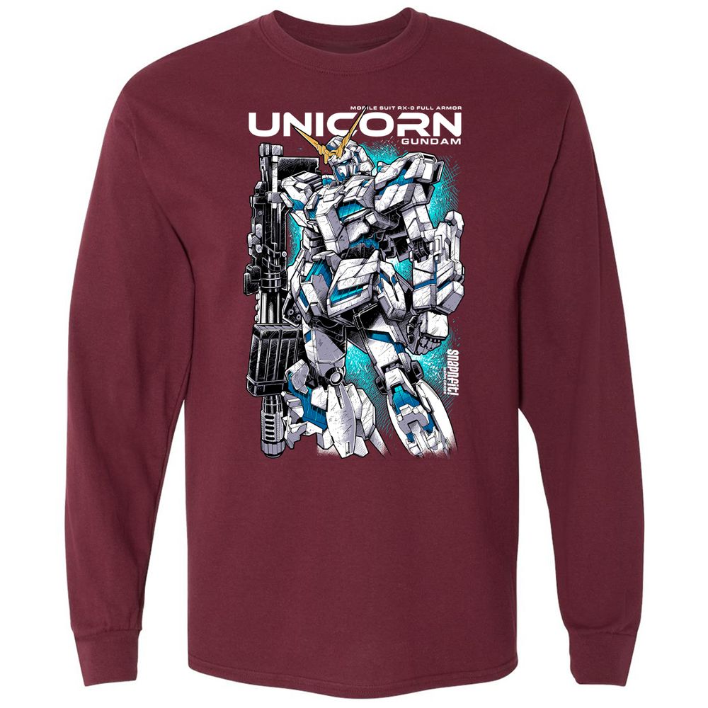 Long Sleeve T-Shirt - 6SL1FV9E - Maroon - 11