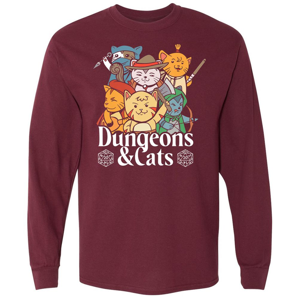 Long Sleeve T-Shirt - C69W3AFQ - Maroon - 11